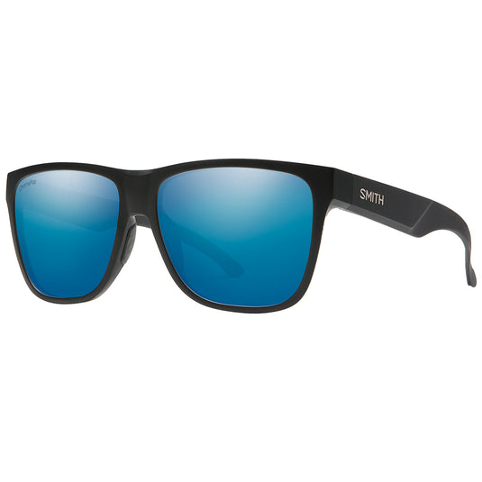 SMITH Lowdown XL 2 Polarized Sunglasses - Matte Black/ChromaPop Blue Mirror 1