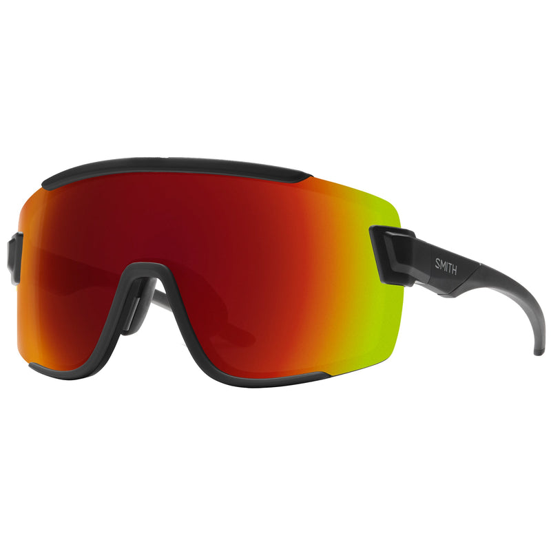 Load image into Gallery viewer, SMITH Wildcat Sunglasses - Matte Black/ChromaPop Red Mirror 1
