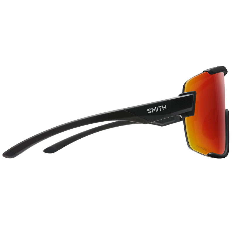 Load image into Gallery viewer, SMITH Wildcat Sunglasses - Matte Black/ChromaPop Red Mirror 3

