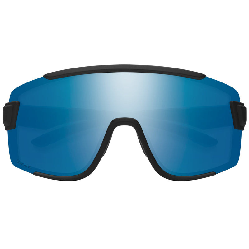 Load image into Gallery viewer, SMITH Wildcat Polarized Sunglasses - Matte Black/ChromaPop Blue Mirror 2
