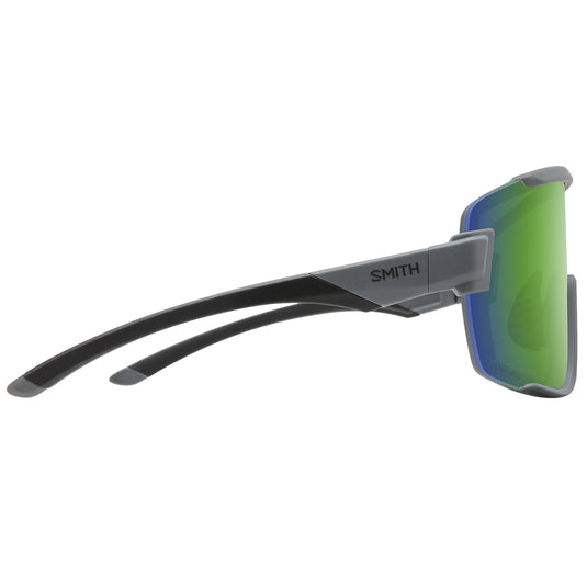 SMITH Wildcat Sunglasses - Matte Cement/ChromaPop Green Mirror 3