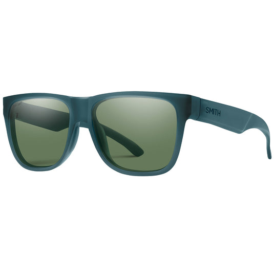 Smith Lowdown 2 CORE Polarized Sunglasses - Matte Pacific Crystal/Gray Green 1