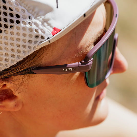 SMITH Women's Bobcat Sunglasses - Matte Amethyst/ChromaPop Opal Mirror 5