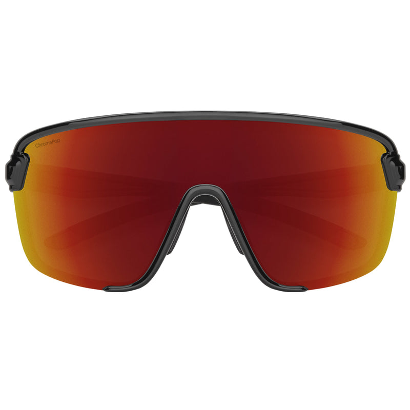 Load image into Gallery viewer, SMITH Women's Bobcat Sunglasses - Black/ChromaPop Red Mirror 2
