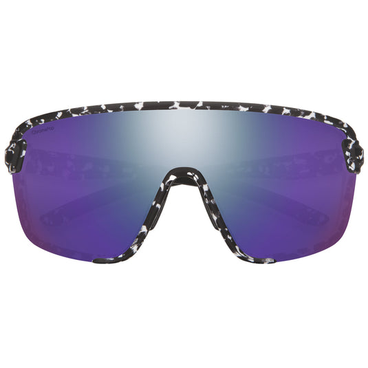 SMITH Women's Bobcat Sunglasses - Matte Black Marble/ChromaPop Violet 2
