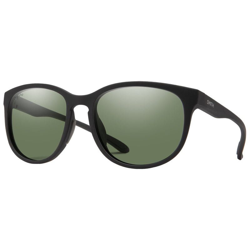 Load image into Gallery viewer, SMITH Lake Shasta Polarized Sunglasses - Matte Black/ChromaPop Gray Green 1
