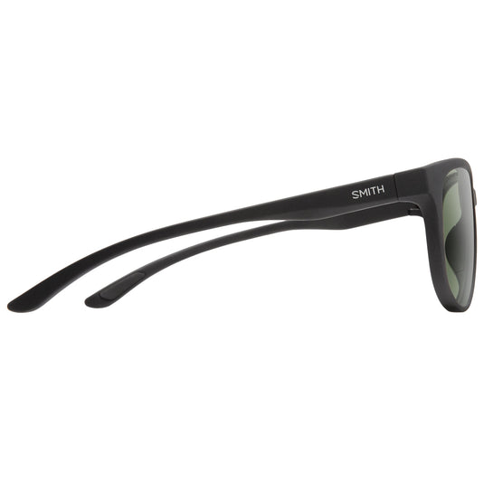 SMITH Lake Shasta Polarized Sunglasses - Matte Black/ChromaPop Gray Green 3
