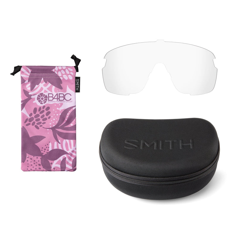 Load image into Gallery viewer, SMITH Women's Bobcat B4BC Sunglasses - B4BC Chalk Rose/ChromaPop Rose Gold Mirror 4
