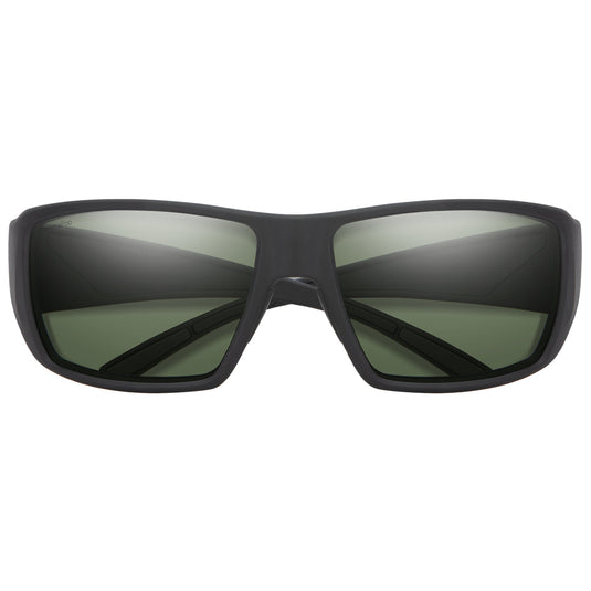 SMITH Guide's Choice Polarized Sunglasses - Matte Black/ChromaPop Gray Green 2