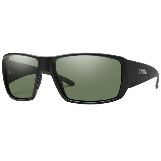 SMITH Guide's Choice Polarized Sunglasses - Matte Black/ChromaPop Gray Green 1