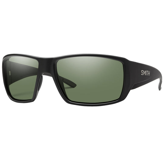 SMITH Guide's Choice Polarized Sunglasses - Matte Black/ChromaPop Gray Green
