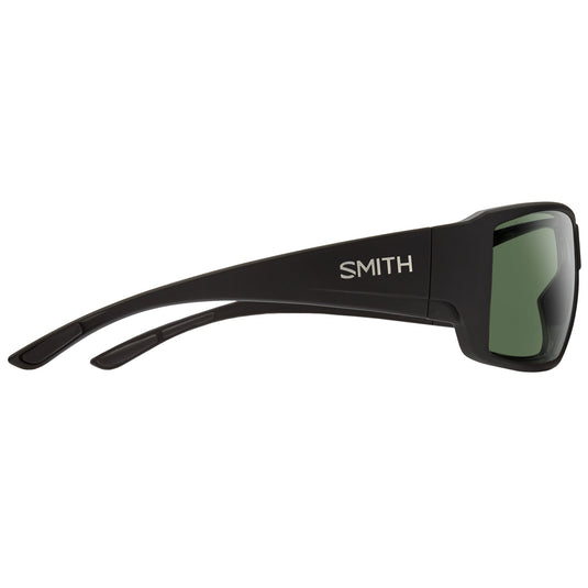 SMITH Guide's Choice Polarized Sunglasses - Matte Black/ChromaPop Gray Green 3