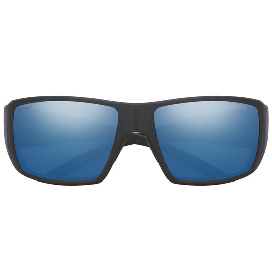 SMITH Guide's Choice Polarized Sunglasses - Matte Black/ChromaPop Blue Mirror 2