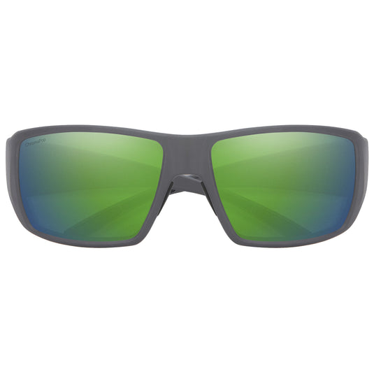 SMITH Guide's Choice Polarized Sunglasses - Matte Cement/ChromaPop Green Mirror 2