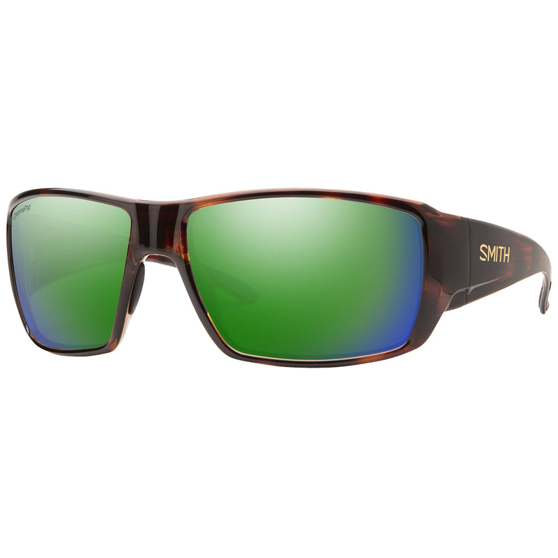 Load image into Gallery viewer, SMITH Guide's Choice Polarized Sunglasses - Tortoise/ChromaPop Green Mirror 1
