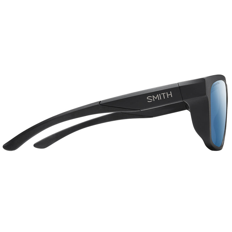 Load image into Gallery viewer, SMITH Barra Polarized Sunglasses - Matte Black/ChromaPop Glass Blue Mirror 3
