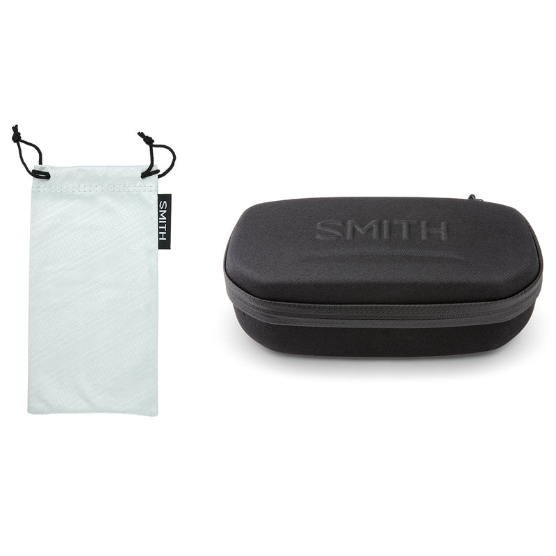 Load image into Gallery viewer, SMITH Barra Polarized Sunglasses - Matte Black/ChromaPop Glass Blue Mirror 4
