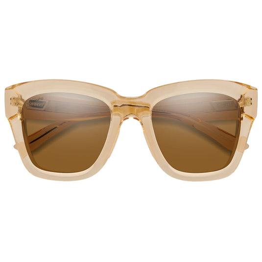 SMITH Women's Sway Polarized Sunglasses - Champagne Crystal/ChromaPop Brown 2