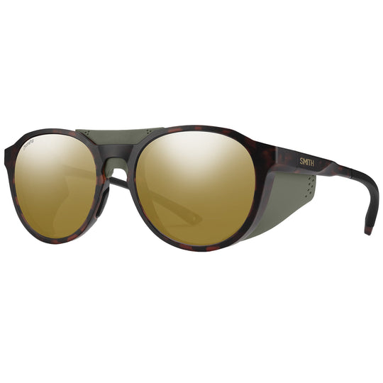 SMITH Venture Polarized Sunglasses - Matte Tortoise/ChromaPop Glass Bronze Mirror