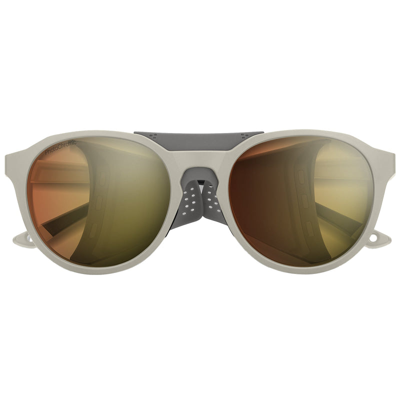 Load image into Gallery viewer, SMITH Venture Sunglasses - Matte Bone/ChromaPop Glacier Photochromic Gold Mirror 2
