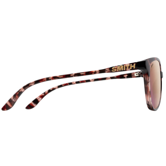SMITH Women's Cheetah B4BC Polarized Sunglasses - B4BC Rose Tortoise/ChromaPop Rose Gold 3