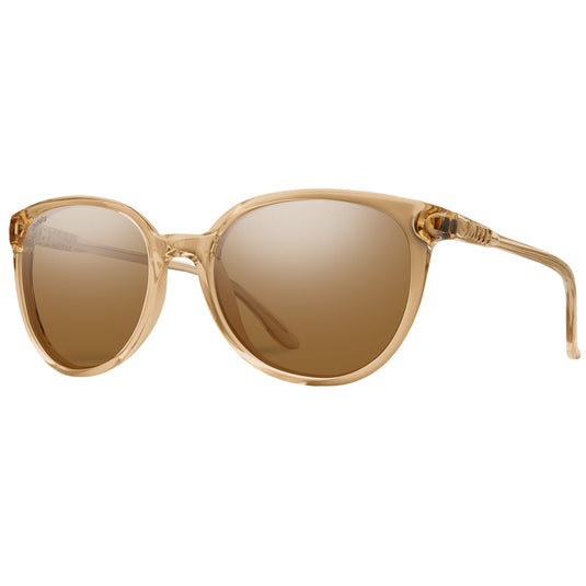 SMITH Women's Cheetah Polarized Sunglasses - Champagne Crystal/ChromaPop Brown 1