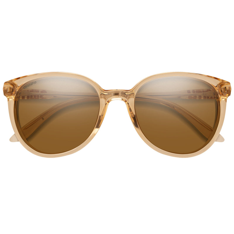 Load image into Gallery viewer, SMITH Women's Cheetah Polarized Sunglasses - Champagne Crystal/ChromaPop Brown 2
