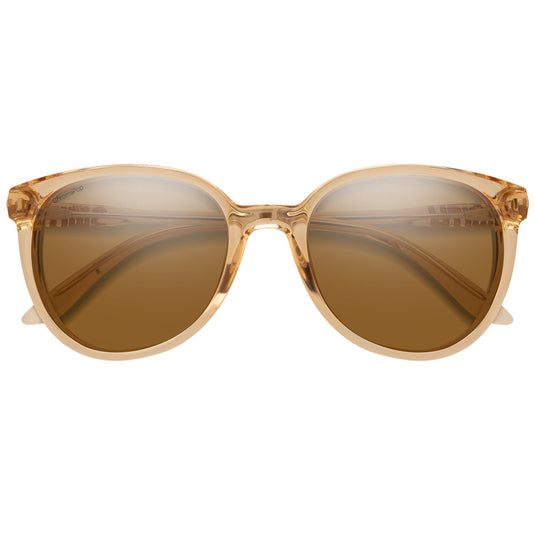 SMITH Women's Cheetah Polarized Sunglasses - Champagne Crystal/ChromaPop Brown 2