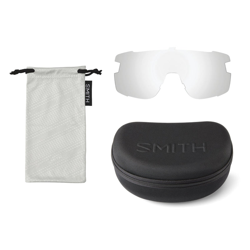 Load image into Gallery viewer, SMITH Wildcat Polarized Sunglasses - Matte Black/ChromaPop Blue Mirror 4

