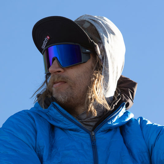 SMITH Pursuit Sunglasses - Matte Black/ChromaPop Glacier Photochromic Copper Blue Mirror 5