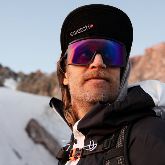 SMITH Pursuit Sunglasses - Matte Black/ChromaPop Glacier Photochromic Copper Blue Mirror 11