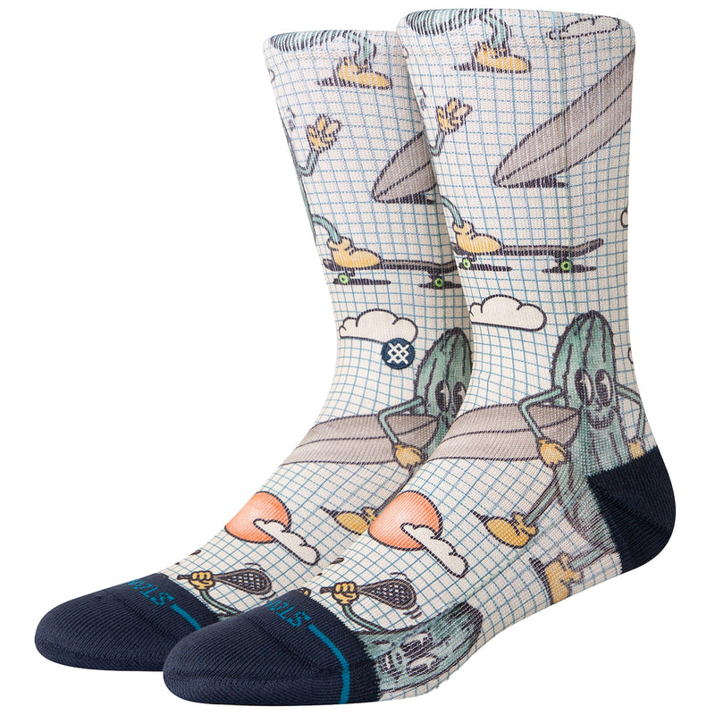 Load image into Gallery viewer, Stance Feeling Pickled Poly Crew Socks 1

