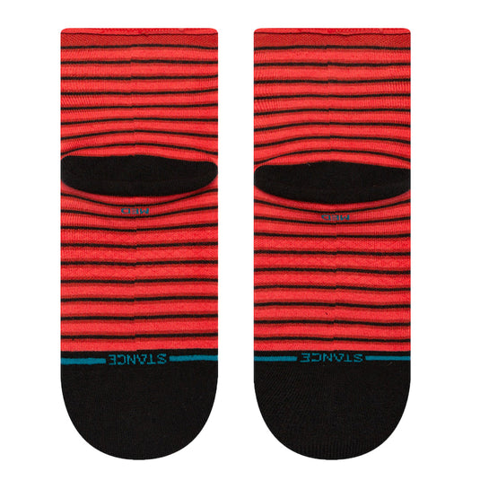Stance Women's Red Fade Quarter Socks 3