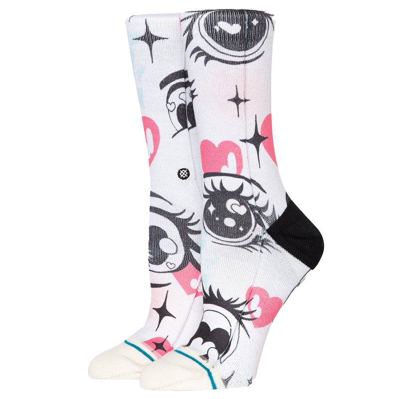 Load image into Gallery viewer, Stance Women's For U Only Poly Crew Socks 1
