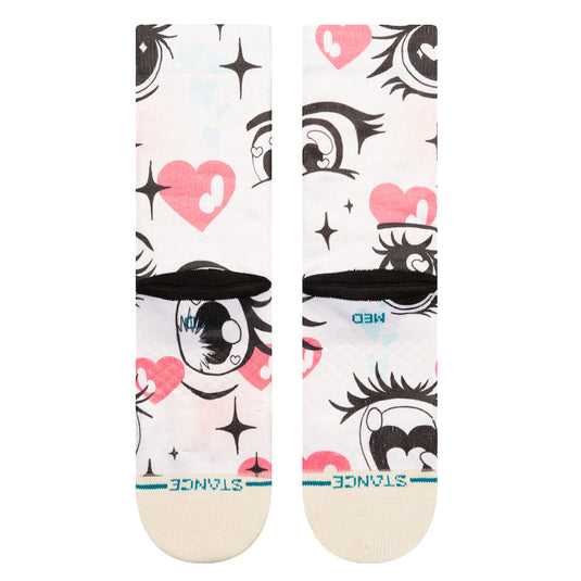 Stance Women's For U Only Poly Crew Socks 3