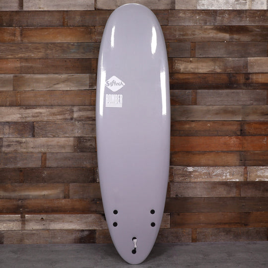 Softech Bomber 6'4 × 21 × 3 Soft Surfboard - Gray/Dusty Red