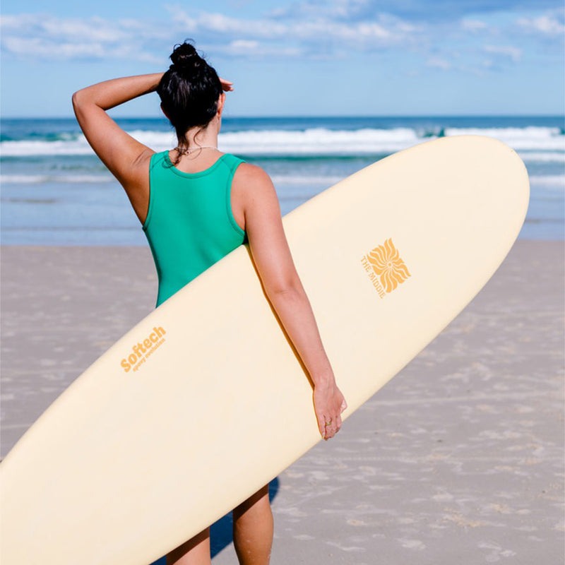 Load image into Gallery viewer, Softech The Middie 6'10 × 21 ¼ × 2 15/16 Soft Surfboard - Butter Palms 5
