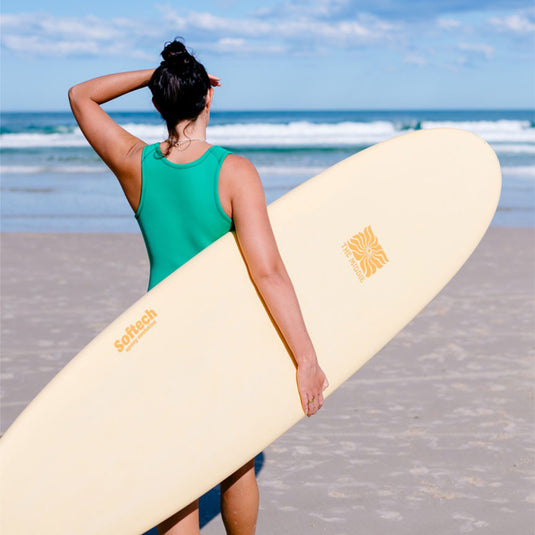 Softech The Middie 6'10 × 21 ¼ × 2 15/16 Soft Surfboard - Butter Palms 5