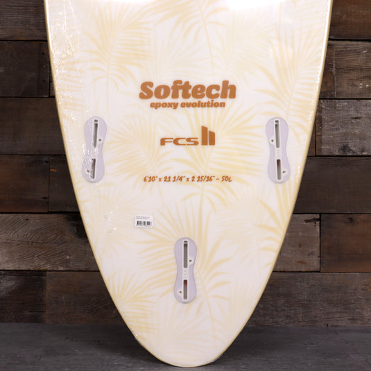 Softech The Middie 6'10 × 21 ¼ × 2 15/16 Soft Surfboard - Butter Palms 3
