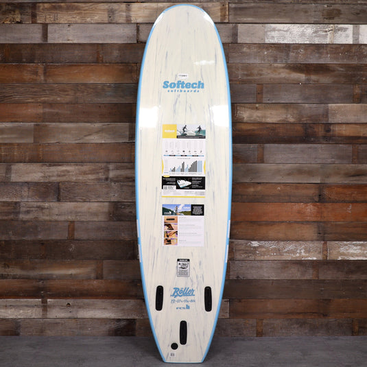 Softech Roller 7'0 × 22 ¼ × 3 ⅛ Soft Top Surfboard - Blue 2