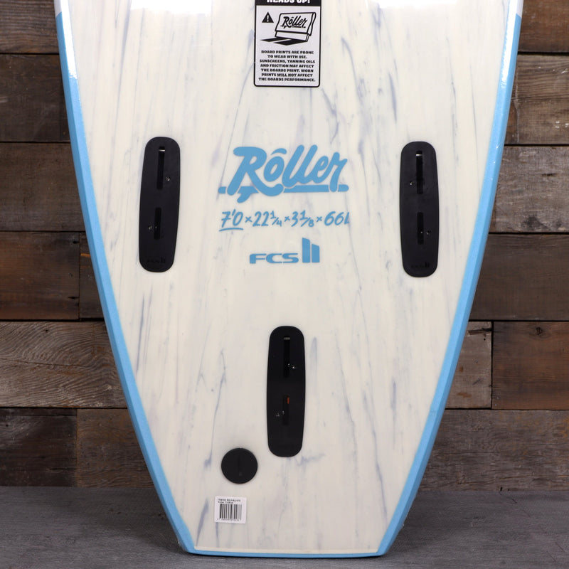 Load image into Gallery viewer, Softech Roller 7'0 × 22 ¼ × 3 ⅛ Soft Top Surfboard - Blue 3
