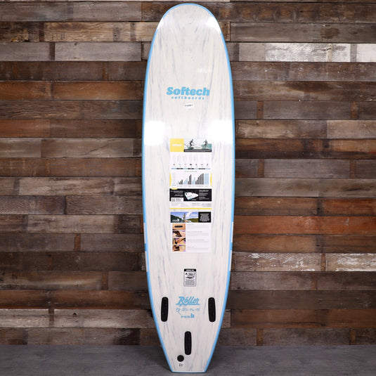 Softech Roller 7'6 × 22 ¼ × 3 ⅛ Soft Top Surfboard - Blue 2