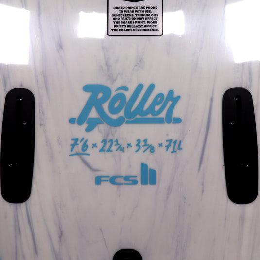 Softech Roller 7'6 × 22 ¼ × 3 ⅛ Soft Top Surfboard - Blue 4