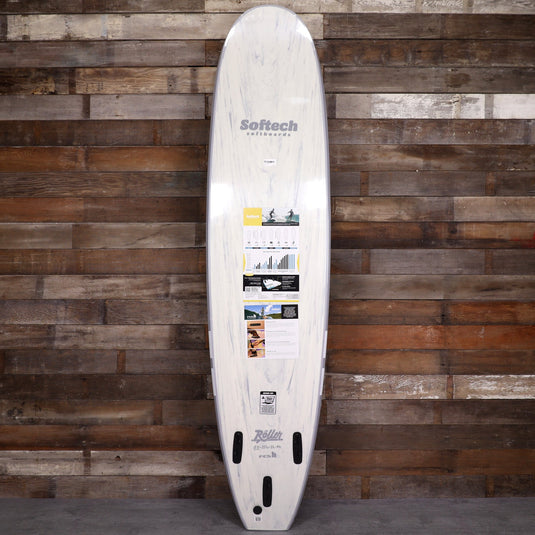 Softech Roller 8'0 × 22 ¼ × 3 ¼ Soft Top Surfboard - Gray 2