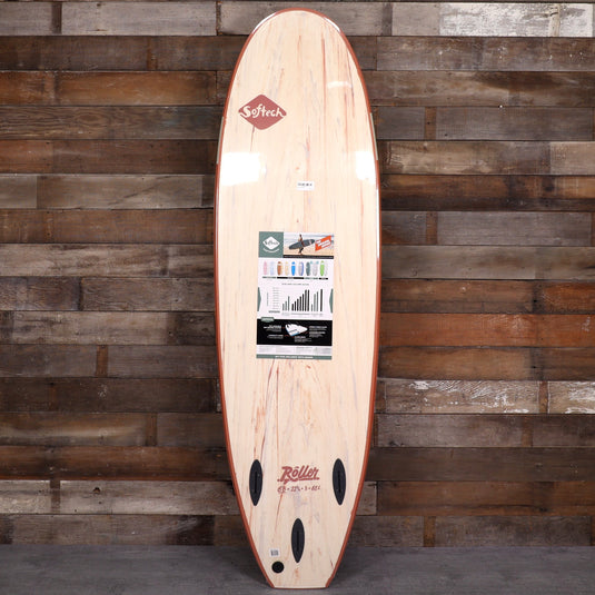 Softech Roller 6'6 × 22 ¼ × 3 Soft Top Surfboard - Clay 2