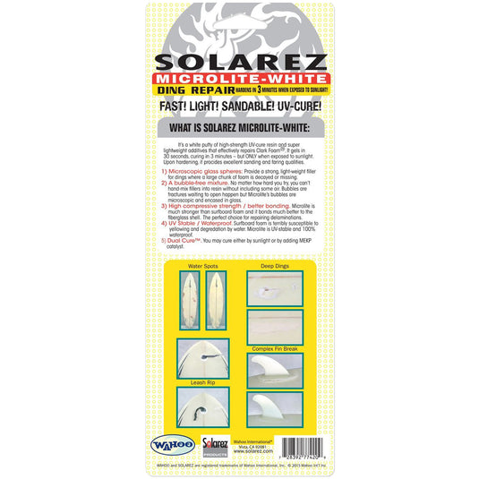 Solarez Polyester Microlite Filler Ding Repair 2