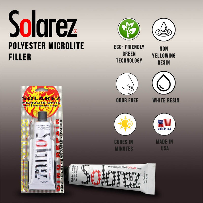 Load image into Gallery viewer, Solarez Polyester Microlite Filler Ding Repair 4
