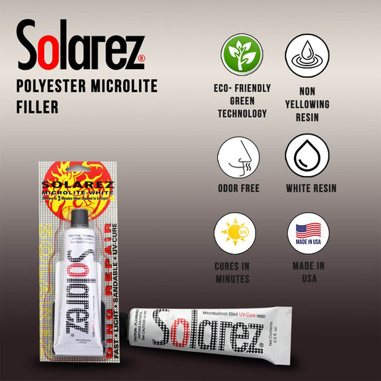 Solarez Polyester Microlite Filler Ding Repair 4