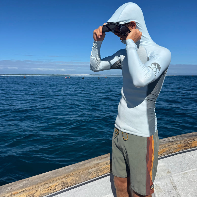 Load image into Gallery viewer, Solite Convertible Neo-Front 1.5mm Long Sleeve Hooded Rash Guard 7
