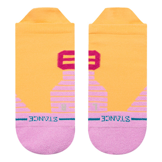 Stance Women's Peach Persuasion Performance Tab Socks 3